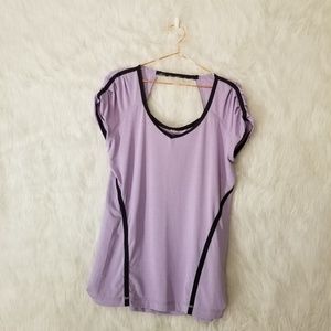 Lululemon Purple Short Sleeve Shirt